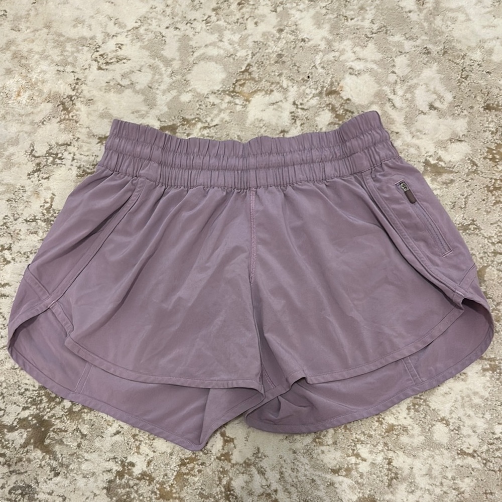 lululemon athletica Purple Tracker V Lined Shorts Moisture-Wicking Lightweight